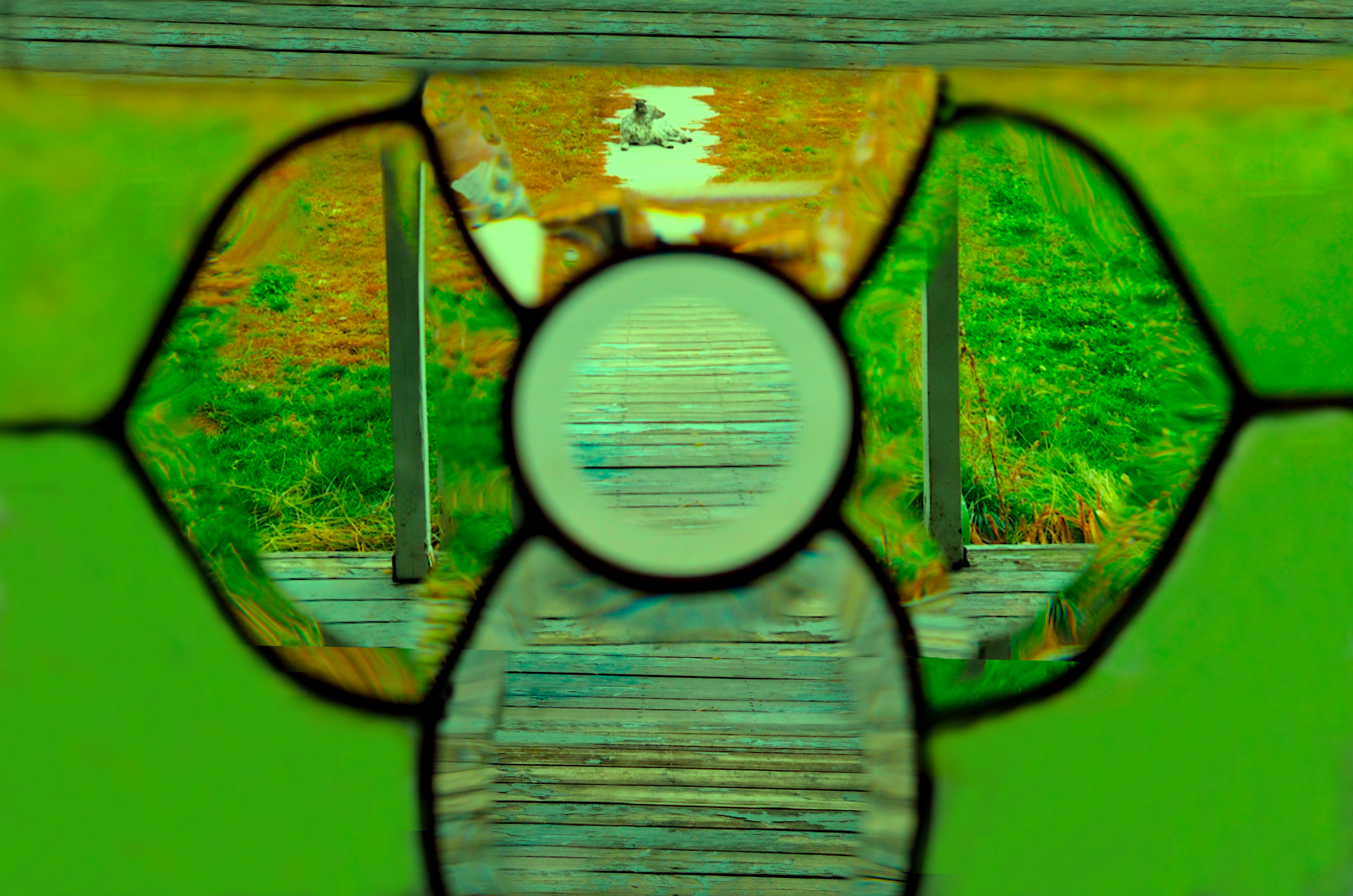 Looking through front door leaded glass. - Democratic Underground Forums